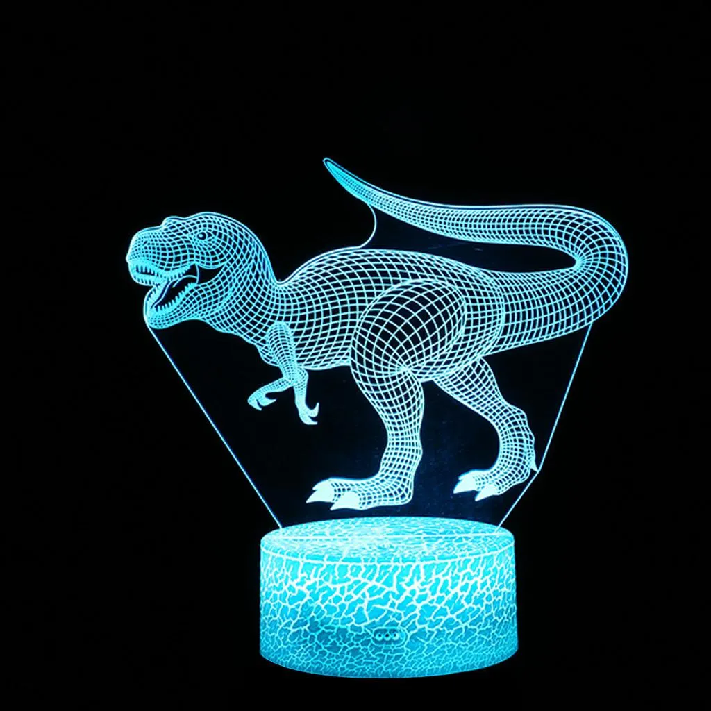 3D Dinosaur Children Night Lamp 7 LED Colors Changing Table Desk Decoration