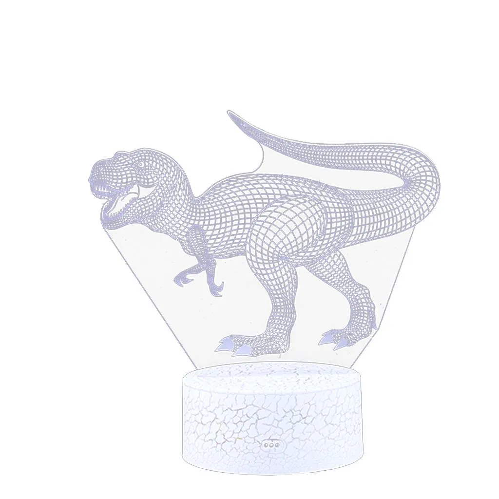 3D Dinosaur Children Night Lamp 7 LED Colors Changing Table Desk Decoration