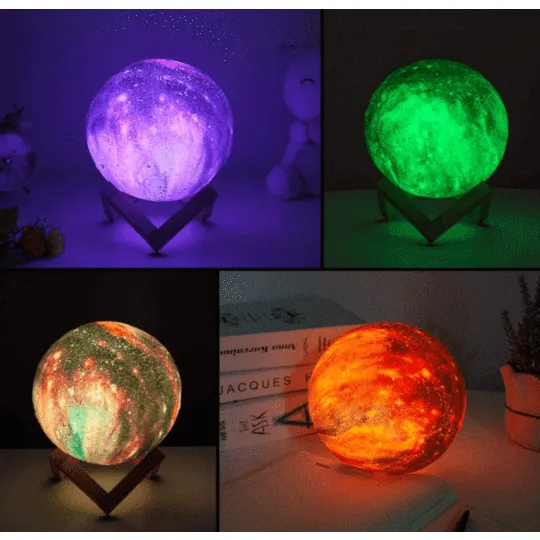 3D Printing Moon Lamp