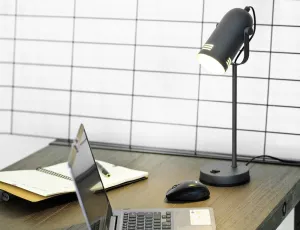 Activejet Nicole Black E27 Desk Lamp