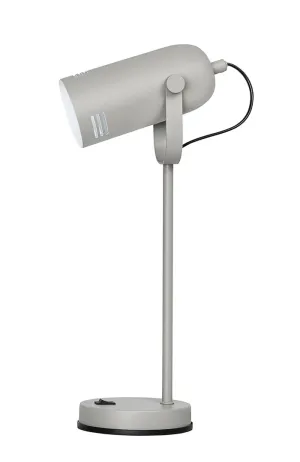 Activejet Nicole Grey E27 Desk Lamp