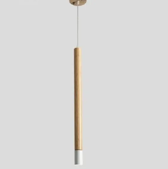 Ambrose - Modern Nordic Long Hanging Wood Light