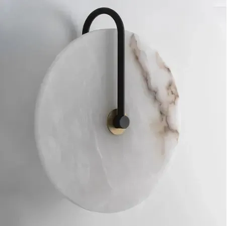 Art decor wall lamps indoor modern stone led wall light