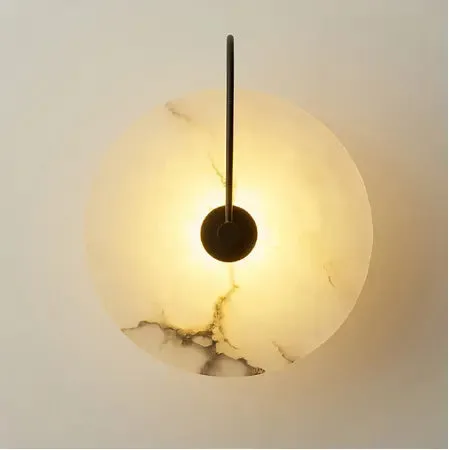 Art decor wall lamps indoor modern stone led wall light