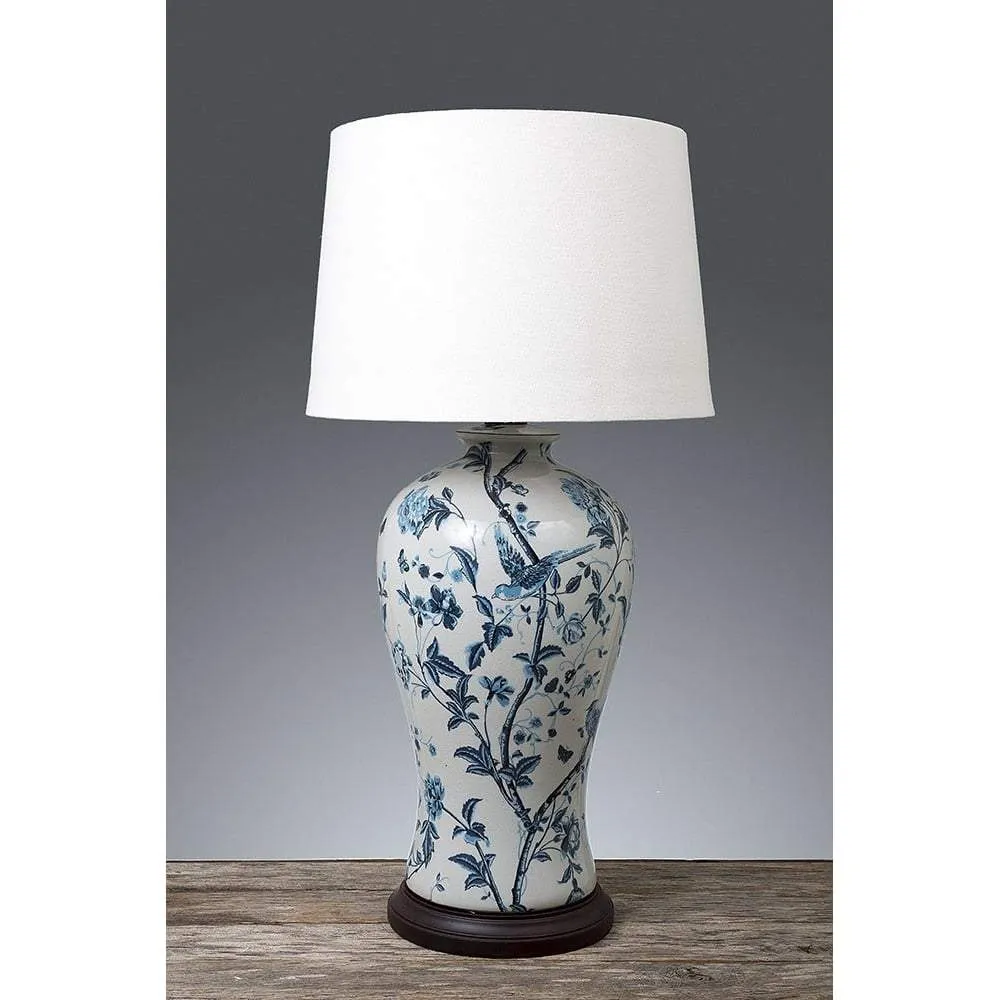 Ashleigh Table Lamp Base Blue/White