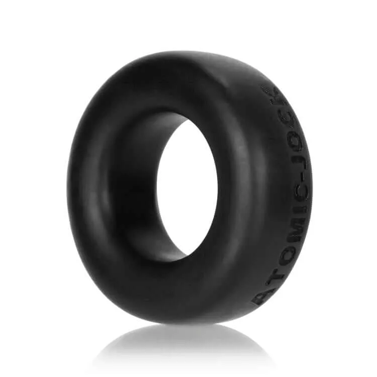 Atomic Jock Cock-T Small Comfort Cock Ring - Sleek and Smooth in Black