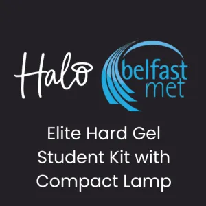 Belfast Met Halo Elite Hard Gel Student Kit with Compact Lamp