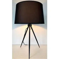 Black Tripod Table Lamp