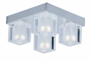 Blocs LED 4-Light Flush Mount