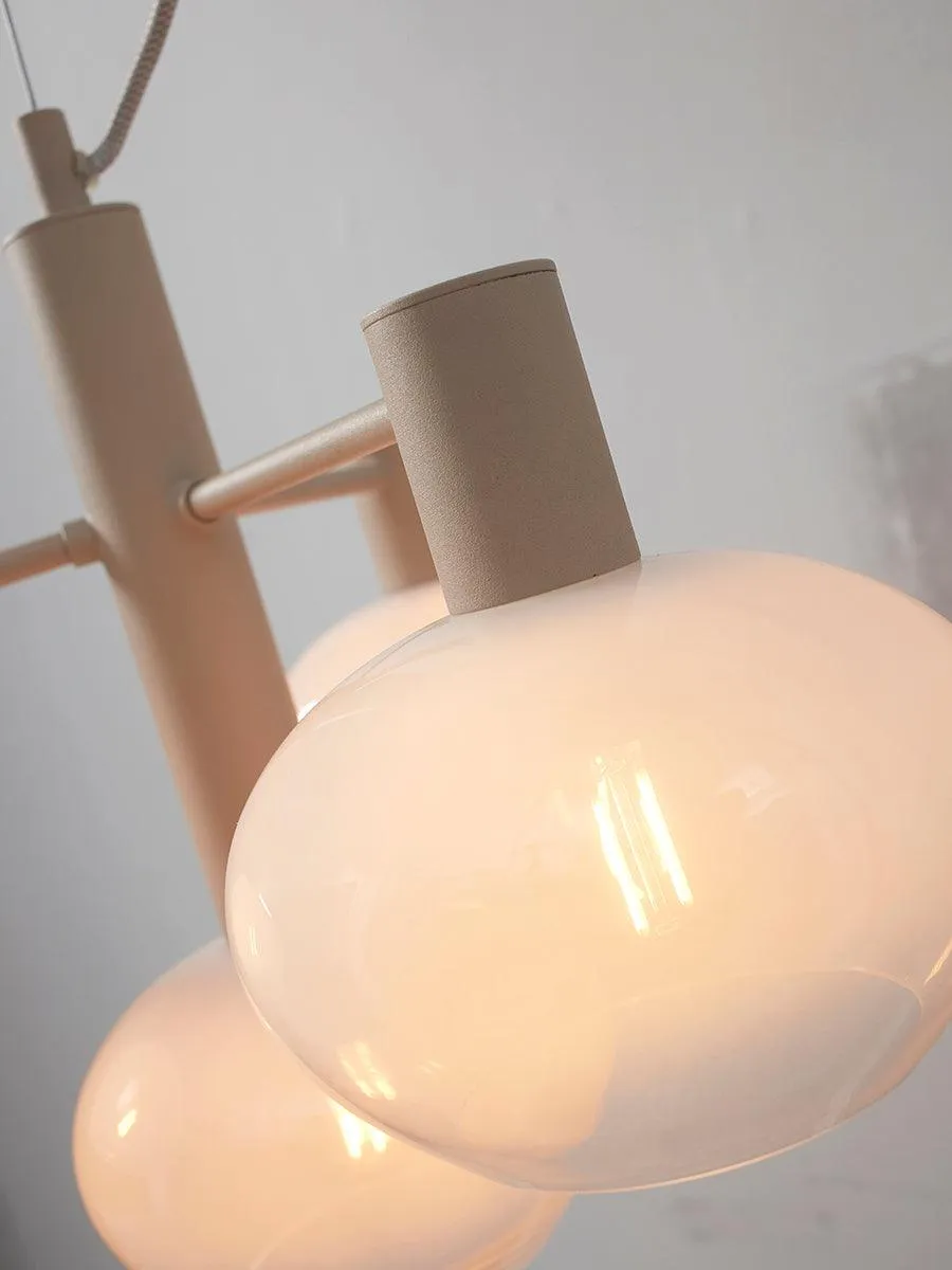 Bologna Colour Gradient 4 Arm Hanging Lamp