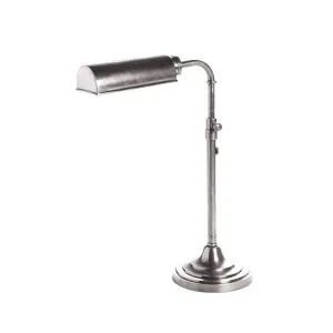 Brooklyn Desk Lamp Antique Silver