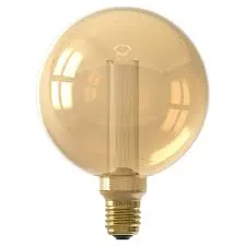 Calex Crown Series Filament LED Lamp - E27 - G125 - Gold - 3.5W - Dimmable