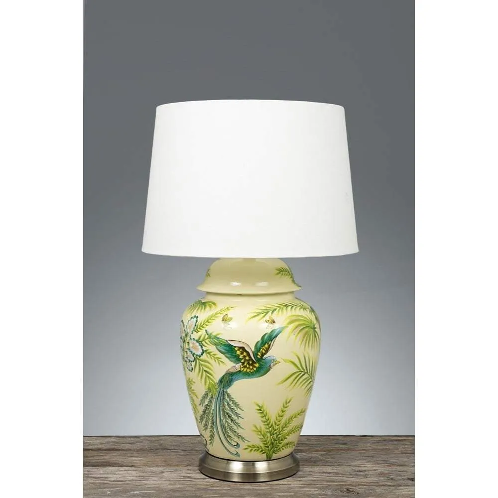 Caribbean Table Lamp Base Green