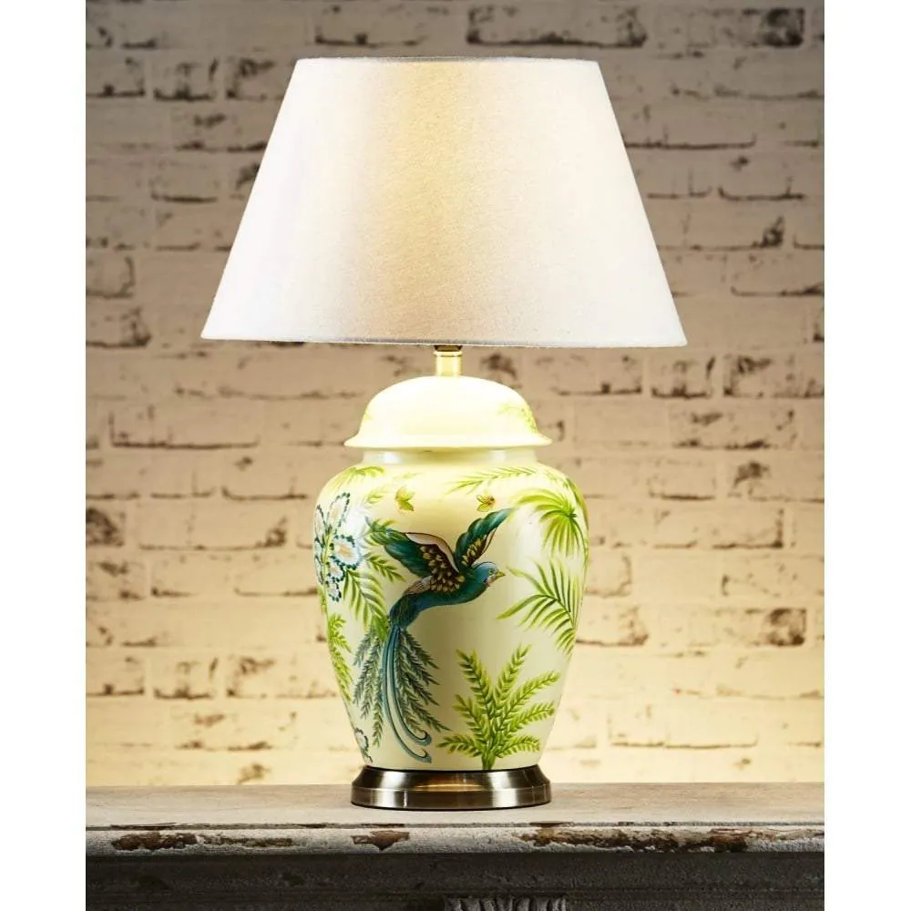 Caribbean Table Lamp Base Green