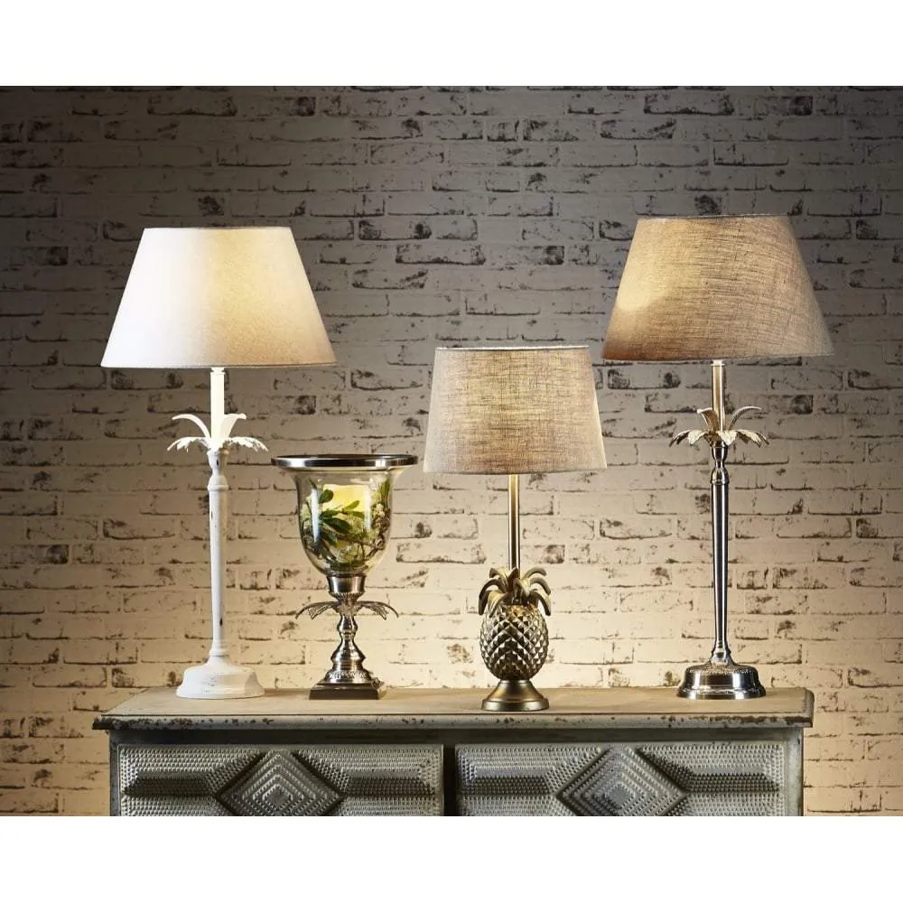 Casablanca Table Lamp Base Ant.Silver