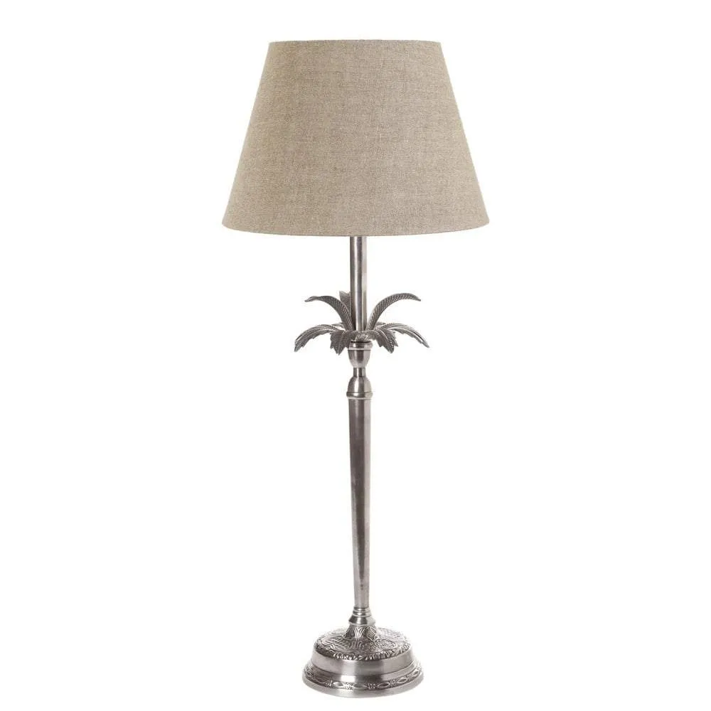 Casablanca Table Lamp Base Ant.Silver