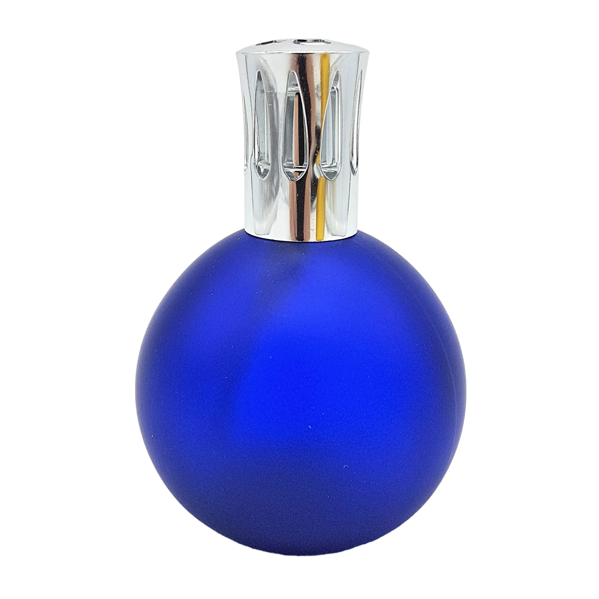 Coloured Glass Fragrance Lamp  - Cobalt or Amber