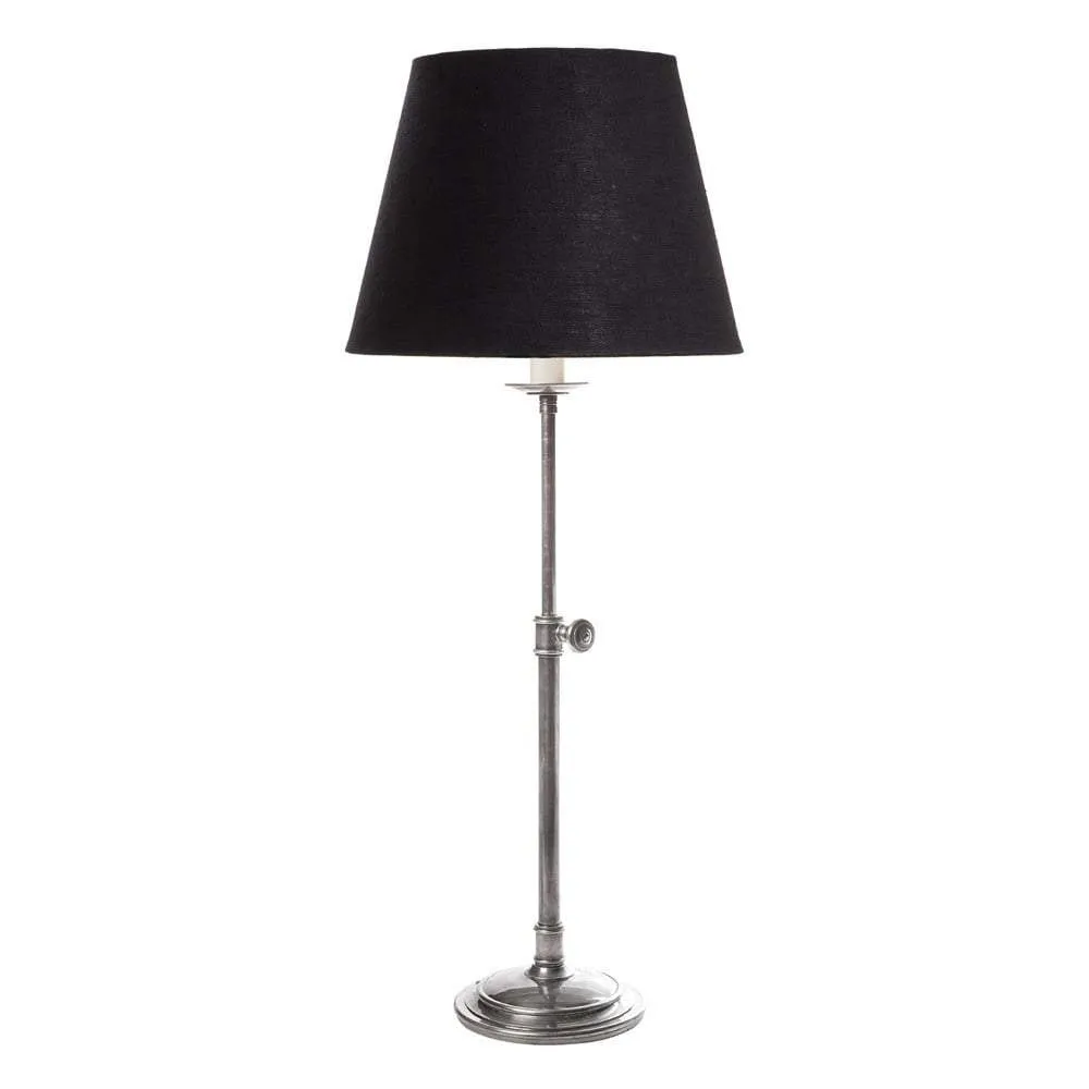 Davenport Table Lamp Base Ant.Silver