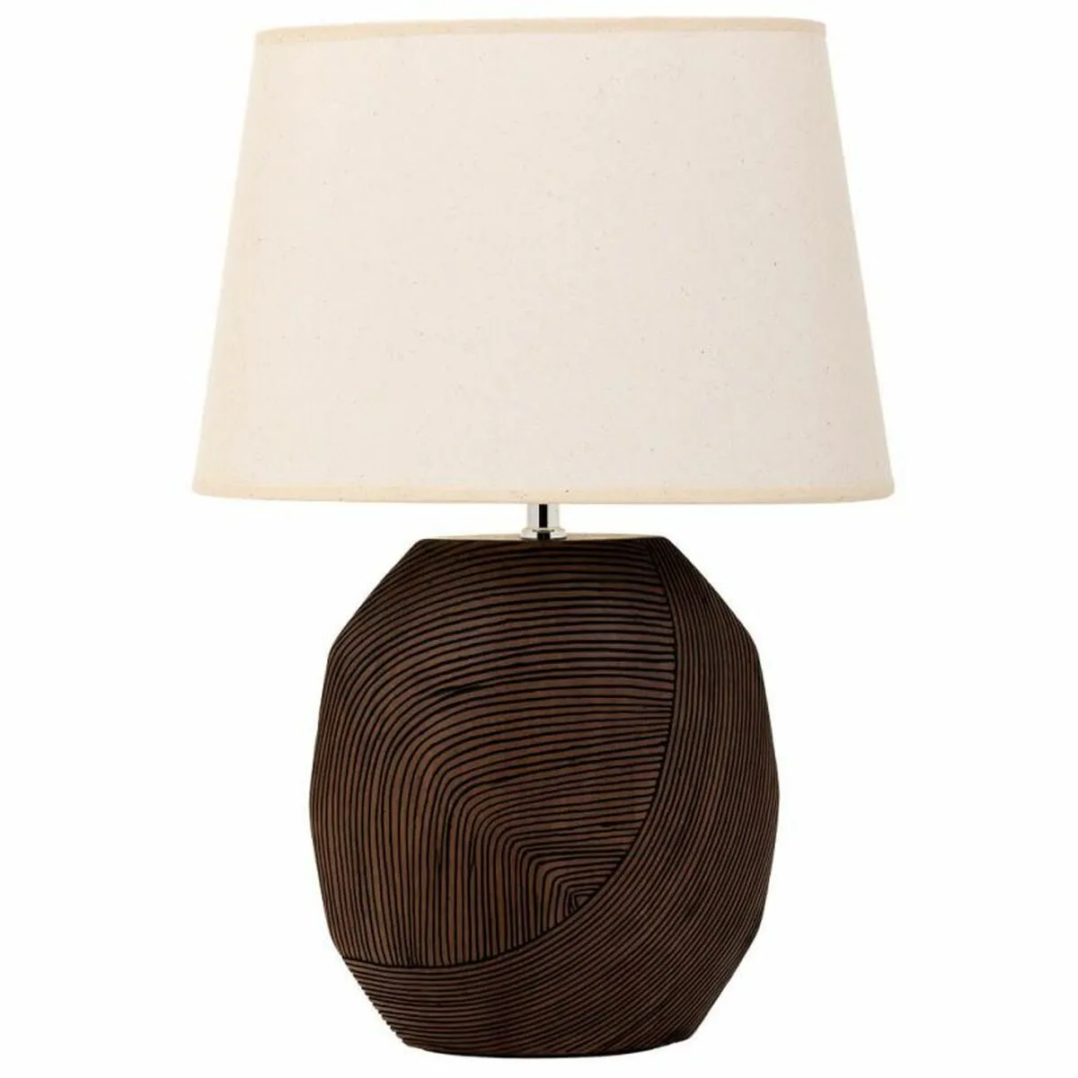 Desk lamp Alexandra House Living Brown Polyresin 220-240 V 12 x 34 x 24 cm