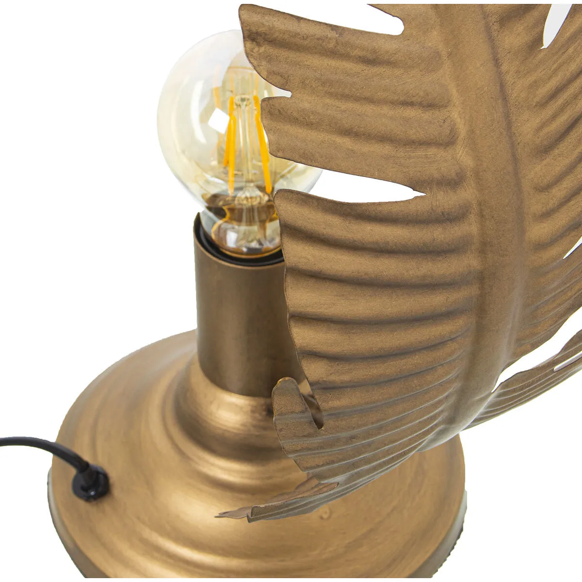 Desk lamp Alexandra House Living Gold Metal 60 W 21 x 36 x 17 cm