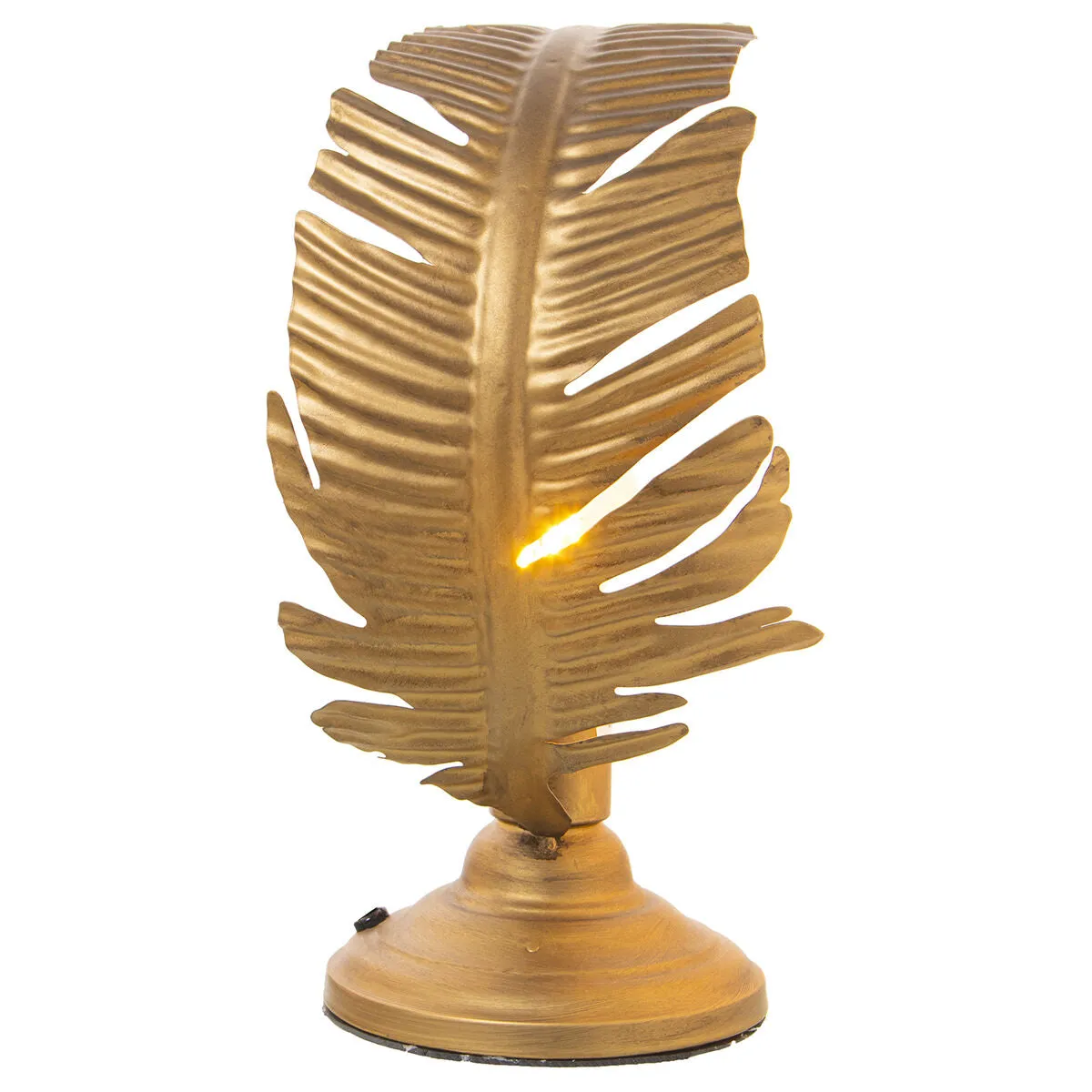 Desk lamp Alexandra House Living Gold Metal 60 W 21 x 36 x 17 cm