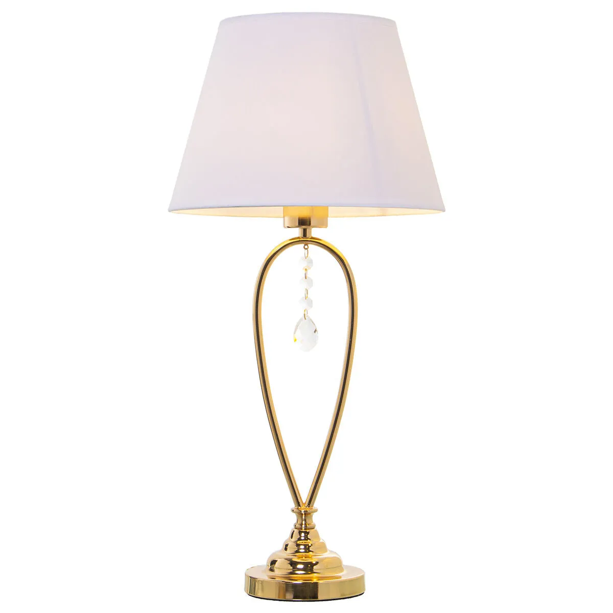 Desk lamp Alexandra House Living Multicolour Golden Metal 40 W 28 x 57 x 28 cm