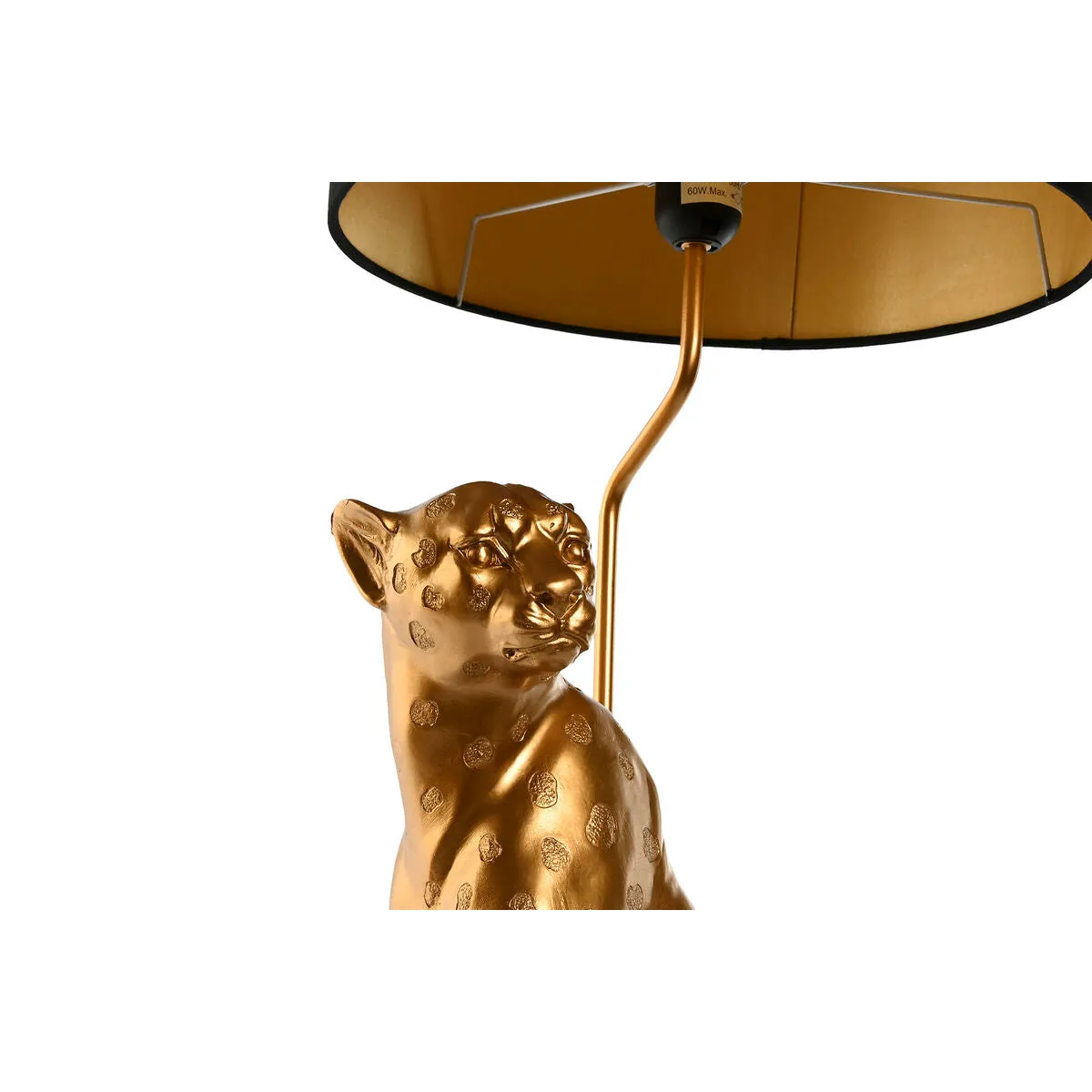 Desk lamp Home ESPRIT Black Golden 33 x 33 x 78,5 cm