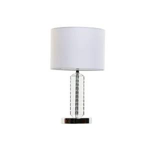 Desk lamp Home ESPRIT White Crystal 50 W 220 V 25 x 25 x 42 cm