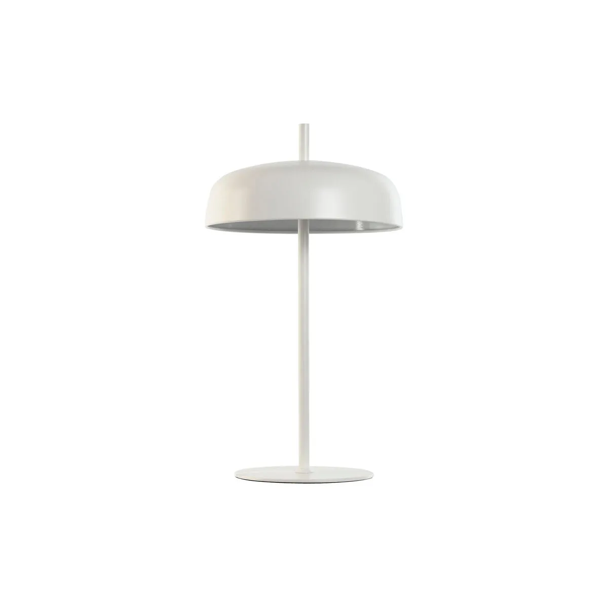 Desk lamp Home ESPRIT White Metal 25 W 220 V 25 x 25 x 46 cm