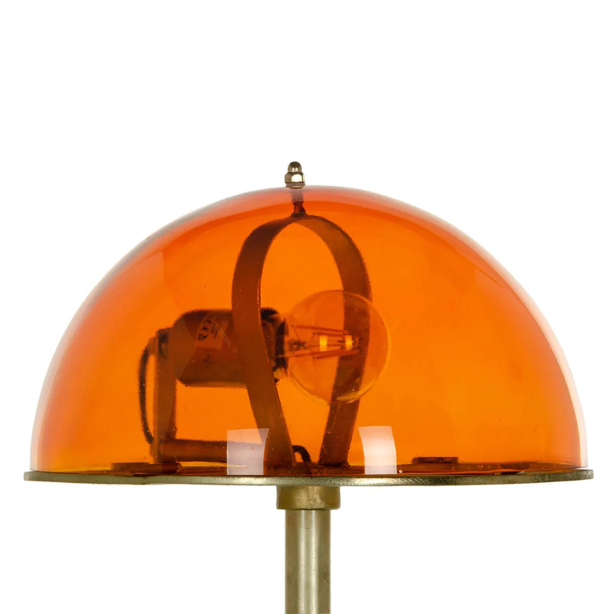 Desk lamp Orange Golden Crystal Iron 40 W 220-240 V 31 x 31 x 65 cm