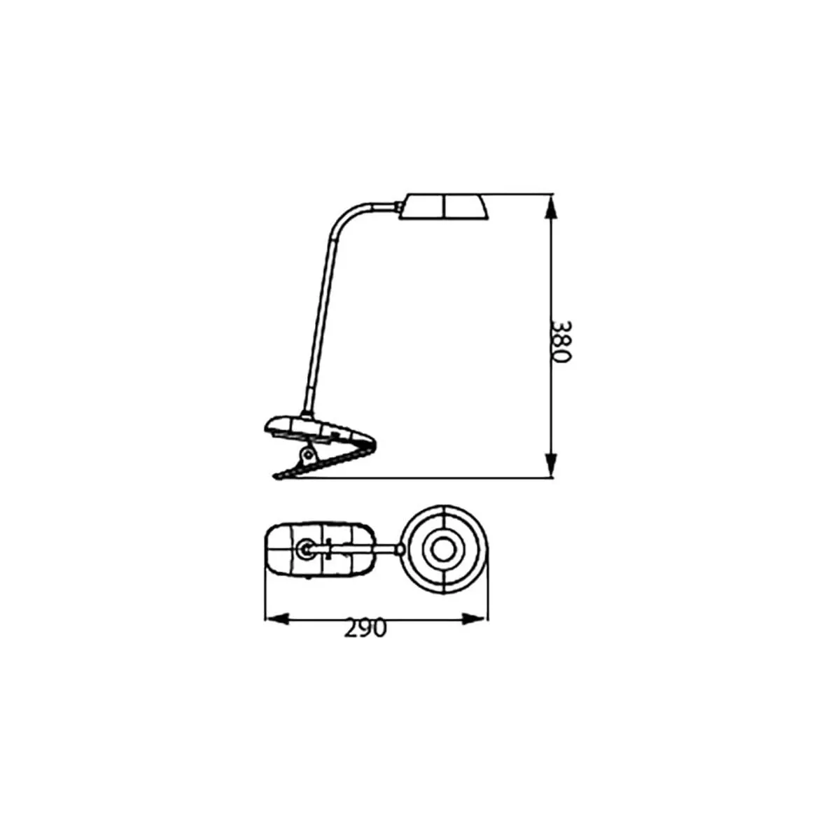 Desk lamp Philips Lámpara de mesa White Metal 3 W