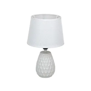 Desk lamp Romimex White Ceramic 9 x 27 x 9 cm