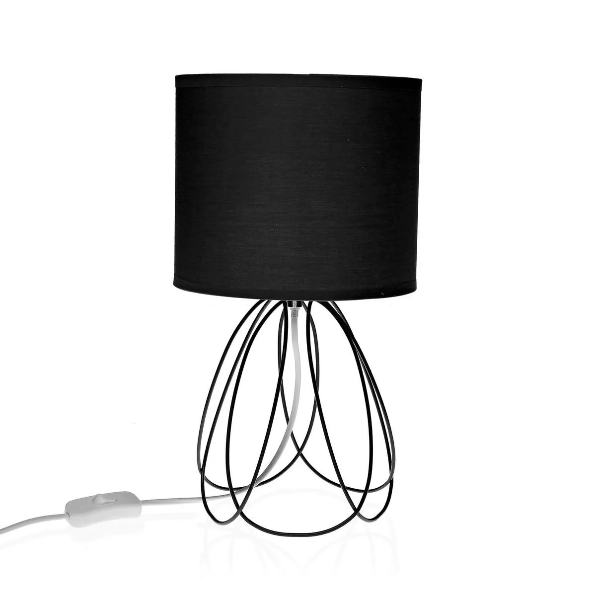 Desk lamp Versa Mila Black 20 x 36 cm Metal