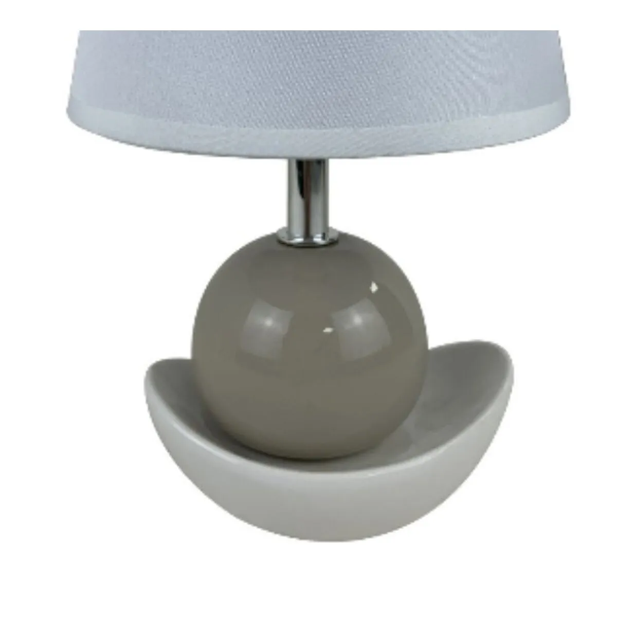 Desk lamp Versa Noela Beige Ceramic 15 x 25 x 12 cm