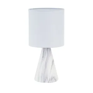 Desk lamp Versa White Ceramic 12,5 x 24,5 x 12,5 cm