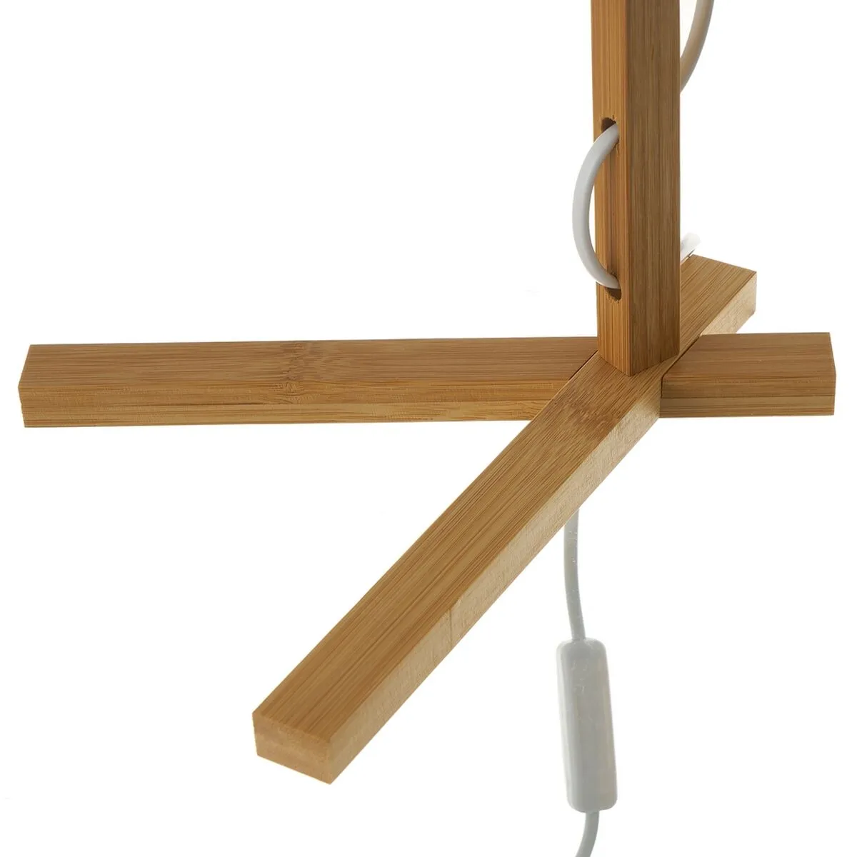 Desk lamp White Natural Bamboo 40 W 220-240 V 27 x 21 x 50 cm