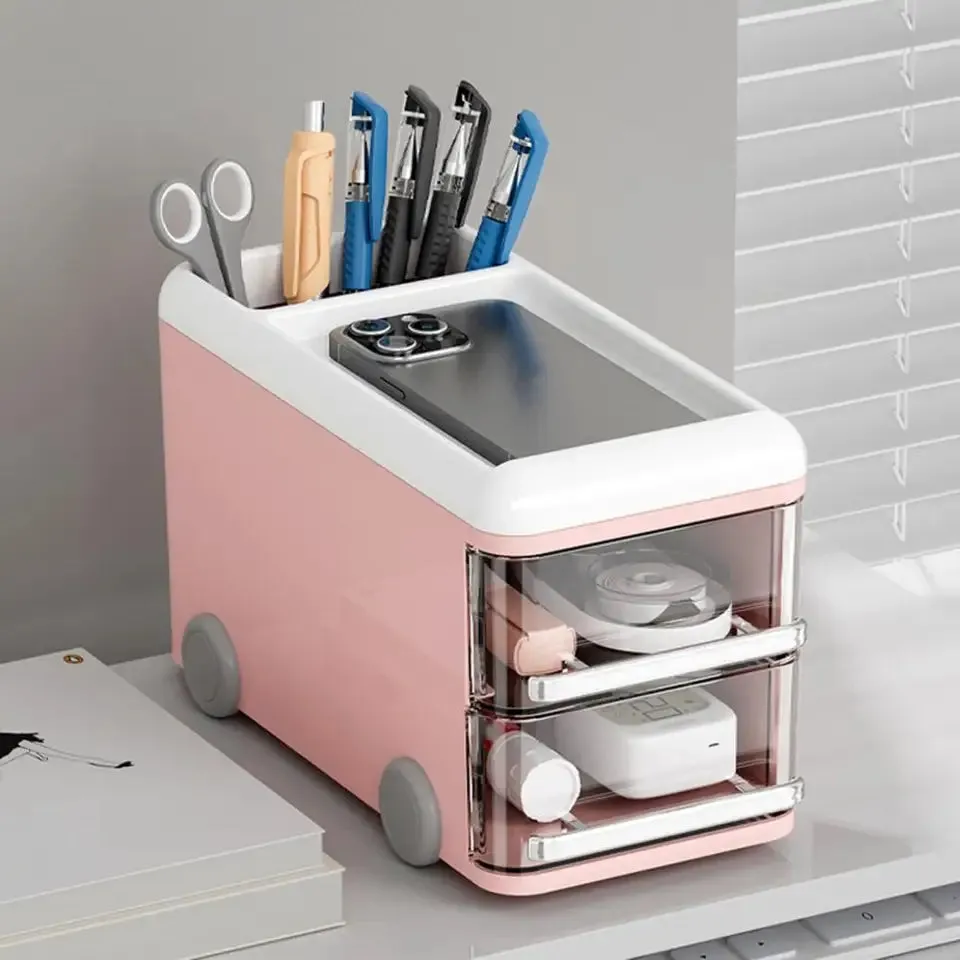 DESKTOP BUS SHAPE ORGANIZER