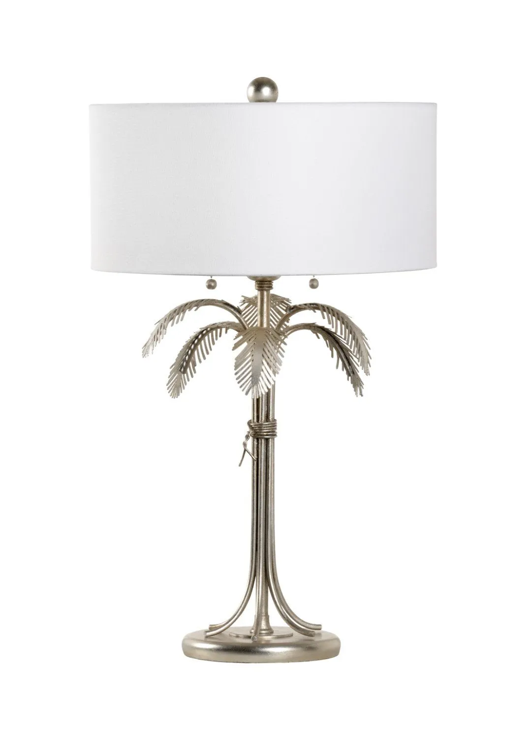 Fine Palm Lamp - Silver