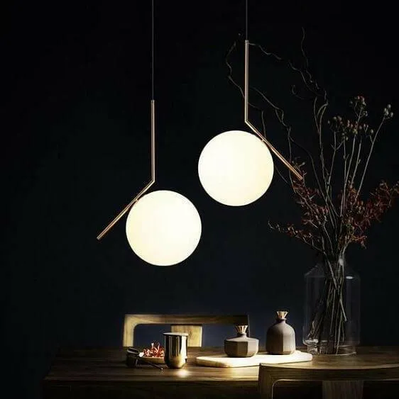 Flora-Pendant Sphere Lamps