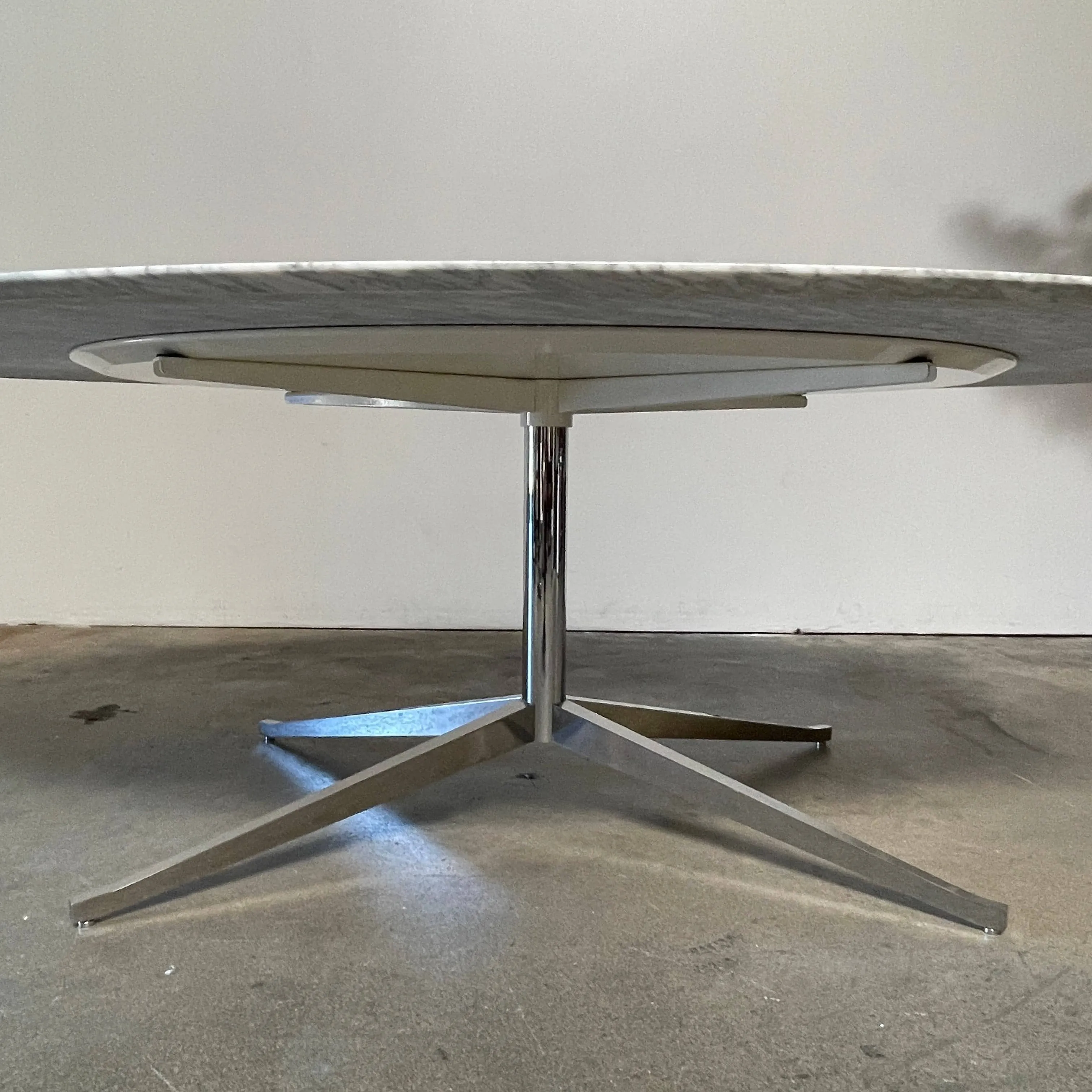 Florence Knoll Oval Marble Table Desk