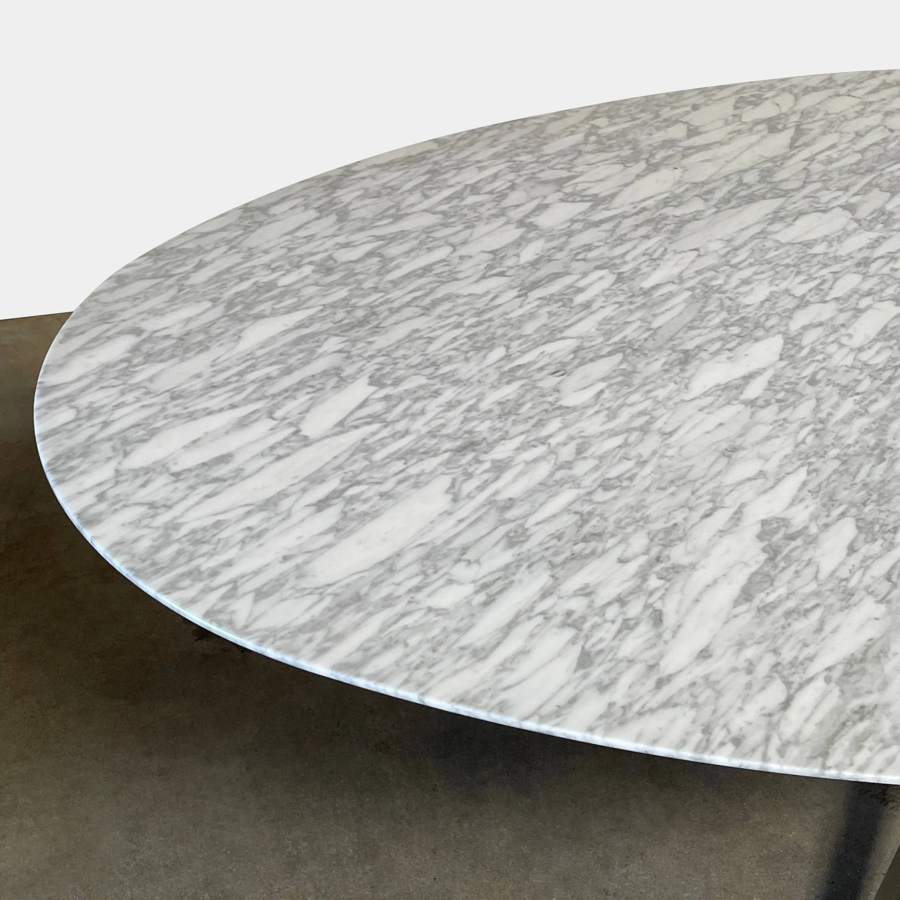 Florence Knoll Oval Marble Table Desk