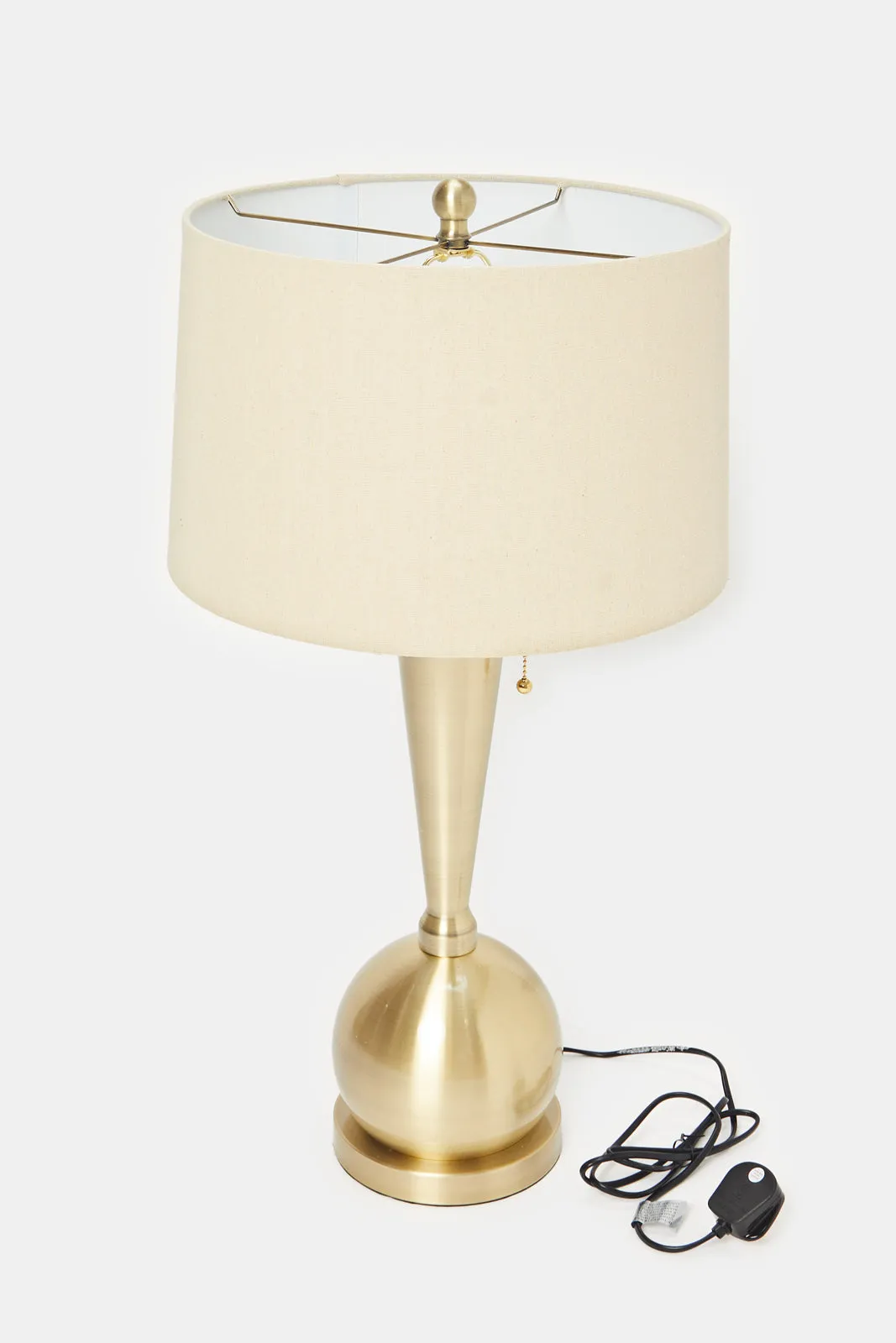 Gold Metal Base Table Lamp