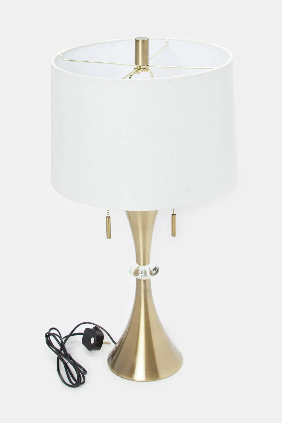 Gold Pillar Table Lamp