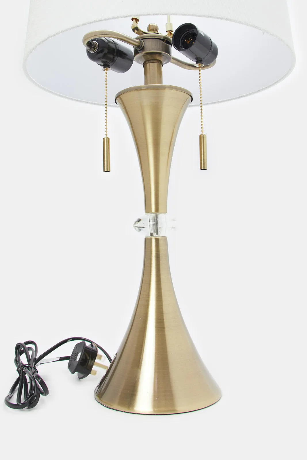 Gold Pillar Table Lamp