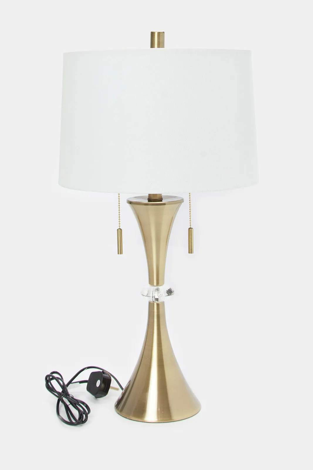 Gold Pillar Table Lamp