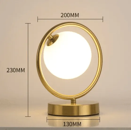 GoldenGlow Desk Lamp