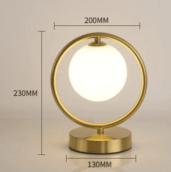 GoldenGlow Desk Lamp