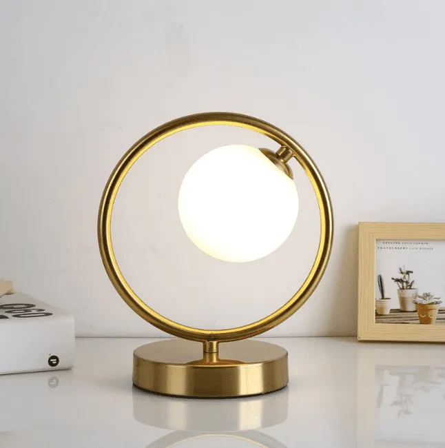 GoldenGlow Desk Lamp