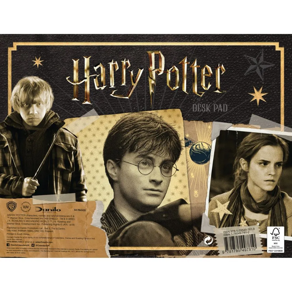 Harry Potter Desk Pad Weekly Planner