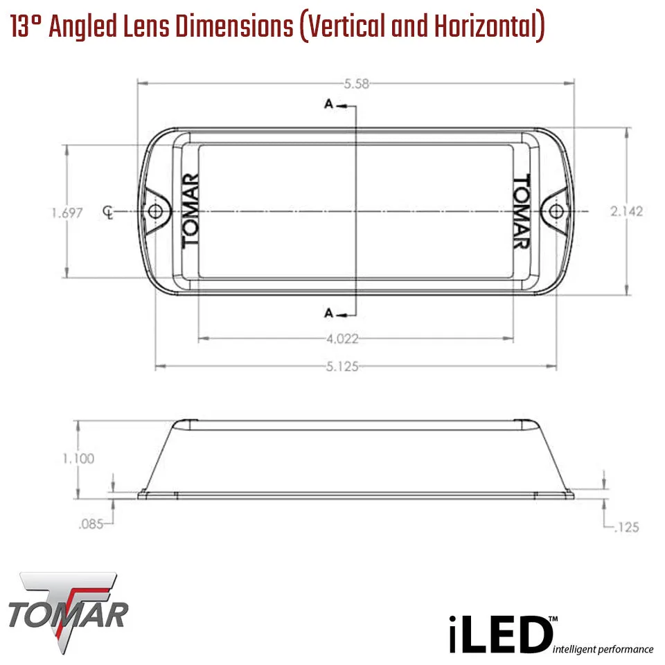 iLED™ Series Tri-Color Warning, Dual-Mode Pre-Programmed LED Light